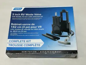 39519 Camco Rv Waste Valve With Flexible 72-inch Cable Extension Kit 39519 Camco Rv Waste Valve With Flexible 72-inch Cable Extension Kit