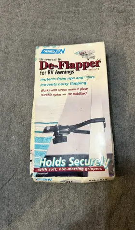 42061 Camco Rv Awning De-flapper Set Of 2 Trailer Camper Motorhome Made In Usa