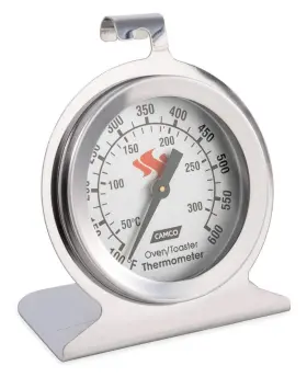 42115 Camco Oven Thermometer Features A Large Easy-to-read Dial With Temperature