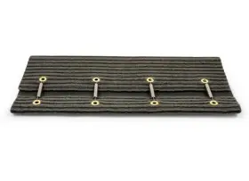 42956 Camco Rv Step Rug Premium Wrap Around Double Ribbed 100% Polyester 18 Inch