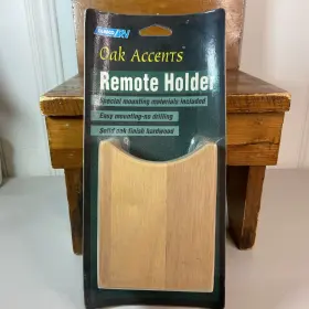 43533 Camco - Oak Accents Tv Remote Control Holder Mountable Organizer New