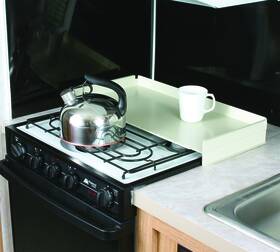 Camco 43557 Rv Stove Top Cover Universal Fit Add Extra Counter Space To