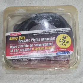Camco 59183 Olympian Pigtail Lp Hose Connector 48 Inch Nib