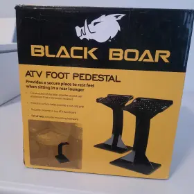 66017 Camco Black Boar Atv Foot Pedestal - Pair