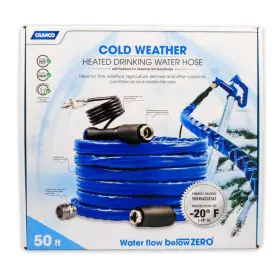 Camco L344c 22912 50 Ft Heated Drinking Water Hose With Thermostat For Rv Boat