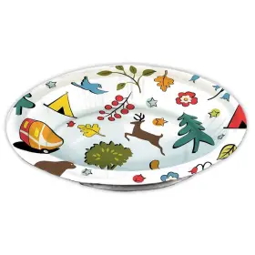 Cc-007wb Camp Casual Jr Products Ecofriendly 20 Oz Paper Bowls 24 Ct Into The Woods