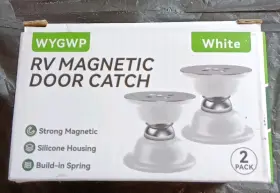 Mcwh2pr Campn Rv Magnetic Door Catch White 2-pack Mcwh2pr Campn Rv Magnetic Door Catch White 2-pack