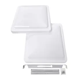 Vcwh2pc Campn 14 Inch Rv Roof Vent Covers For Trailer Camper - 2-pack White Oem Replacement Vcwh2pc Campn 14 Inch Rv Roof Vent Covers For Trailer Camper - 2-pack White Oem Replacement
