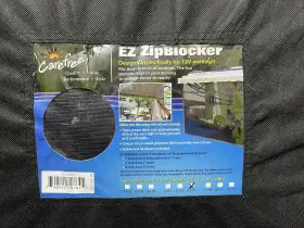 791509 Carefree/co. Ez Zipblocker 13ftl X 9ft Drop Rv Awning Shade Screen Body Panel Only #2