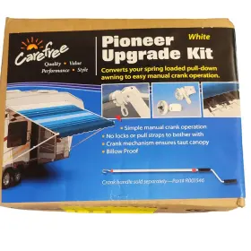 850001 Carefree Of Colorado Pioneer Rv Awning Crank Out Upgrade Kit White