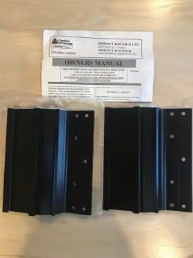 Ro12983-006 Carefree Of Colorado Slide Out Awning Mounting Plates Black Part#ro12983-006