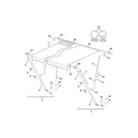 R00412-301-06 Carefree R00412 301 06 Awning Arm R00412-301-06 Carefree R00412 301 06 Awning Arm