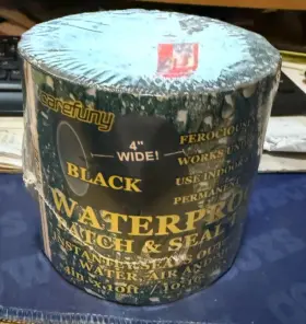 Wpstb410 Carefuny Waterproof Patch And Seal Tape Black 4 Inch X 10ft
