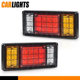 C-02rla0003ard Carlights 40 Led Tail Turn Signal Brake Reverse Lights Truck Trailer Rv Camper Pair 10-30v C-02rla0003ard Carlights 40 Led Tail Turn Signal Brake Reverse Lights Truck Trailer Rv Camper Pair 10-30v