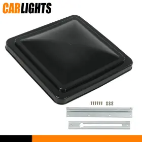 C-02trc0001dbk1 Carlights Fit For Ventline Elixir Black 14 Inch X14 Roof Vent Cover Camper Rv Trailer C-02trc0001dbk1 Carlights Fit For Ventline Elixir Black 14 Inch X14 Roof Vent Cover Camper Rv Trailer