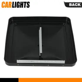 C-02trc0001dbk2 Carlights For Camper Rv Trailer Ventline New Black 14 Inch X Replacement Roof Vent Cover #3 C-02trc0001dbk2 Carlights For Camper Rv Trailer Ventline New Black 14 Inch X Replacement Roof Vent Cover #3