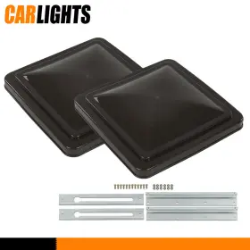 C-02trc0001dsm2 Carlights 2pcs 14 Inch X14 Replacement Roof Vent Lid Cover Camper Rv Trailer Ventline Smoke C-02trc0001dsm2 Carlights 2pcs 14 Inch X14 Replacement Roof Vent Lid Cover Camper Rv Trailer Ventline Smoke