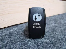 Carling Tech Vxd2 Used Rv/motorhome Driver Shade P/n Dash Switch