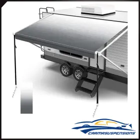 Car1782900ma Carma 22ft 8ft Waterproof Rv Awning Fabric Replacement For Camper Trailer Grey Fade Car1782900ma Carma 22ft 8ft Waterproof Rv Awning Fabric Replacement For Camper Trailer Grey Fade