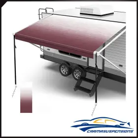 Car1783340ma Carma 22ft 8ft Waterproof Rv Awning Fabric Replacement For Camper Trailer Pink