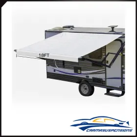 Car1783410ma Carma 18ft 8ft Waterproof Rv Awning Fabric Replacement For Camper Trailer White Car1783410ma Carma 18ft 8ft Waterproof Rv Awning Fabric Replacement For Camper Trailer White
