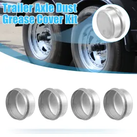 Carpopart 734301625487 4 Pcs 2.72 Inch Trailer Axle Dust Grease Cover Fit For Dexter Ez Lube Camper
