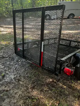 5x8g Carry-on 5x8 Wire Mesh Utility Trailer With Ramp Gate - Lightly Used #2 5x8g Carry-on 5x8 Wire Mesh Utility Trailer With Ramp Gate - Lightly Used #2