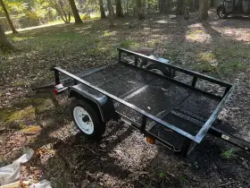 5x8g Carry-on 5x8 Wire Mesh Utility Trailer With Ramp Gate - Lightly Used #3 5x8g Carry-on 5x8 Wire Mesh Utility Trailer With Ramp Gate - Lightly Used #3