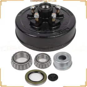 9963809 Carspartsaleclub For 3500 Lbs 5 On 4.5 Inch Axle Bearings With Trailer Galvanized Hub