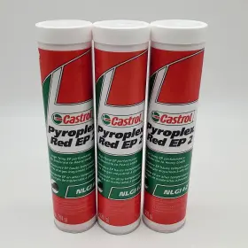 Castrol 030114522532 Pyroplex Red Ep2 High Temp Trailer Bearing Grease 14 Oz Tube Pack Of 3