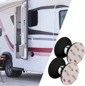 Ccbaseball 765150202888 2 Pcs Rv Door Holder Magnetic Baggage Catch Latch To Keep Black Ccbaseball 765150202888 2 Pcs Rv Door Holder Magnetic Baggage Catch Latch To Keep Black