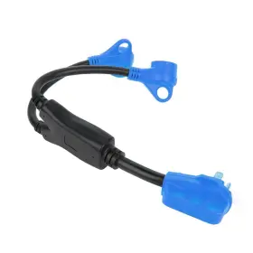 Ze1090993210940601g Cciyu Rv Camper Adapter Y Cord With Handles - 50 Amp Male Plug To 2 30 Female Ze1090993210940601g Cciyu Rv Camper Adapter Y Cord With Handles - 50 Amp Male Plug To 2 30 Female