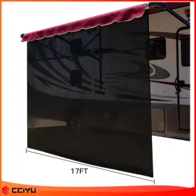 Ze1187260117877901g Cciyu Rv Awning Fabric 16.1 Ft Length Camper Black Replacement Shade 8ft 96 Inch Ze1187260117877901g Cciyu Rv Awning Fabric 16.1 Ft Length Camper Black Replacement Shade 8ft 96 Inch