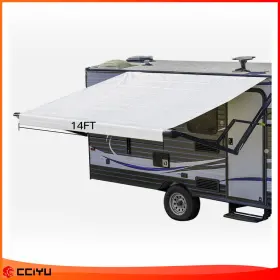 Ze1233033517828201g Cciyu Size 7.1ft X 13.1ft Rv Awning Fabric Replacement Heavy Duty Weatherproof Vinyl Ze1233033517828201g Cciyu Size 7.1ft X 13.1ft Rv Awning Fabric Replacement Heavy Duty Weatherproof Vinyl