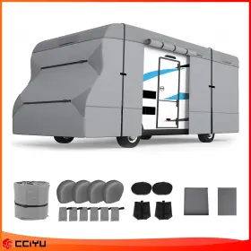 Ze182167ge Cciyu Non-woven Fabric Rv Cover 23ft-26ft Class C Motorhome Windproof Camper