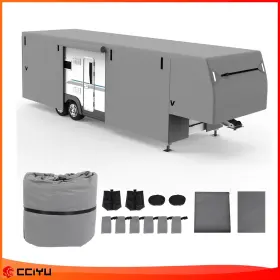 Ze182174ge Cciyu 28ft-31ft 5th Wheel Rv Cover Motorhome Travel Trailer Camper Non-woven Fabric