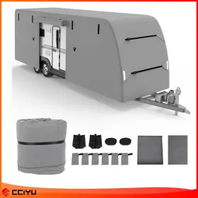 Ze182183ge Cciyu 18ft-20ft Rv Cover Windproof Extra Thick Camper With Adhesive Repair Patches