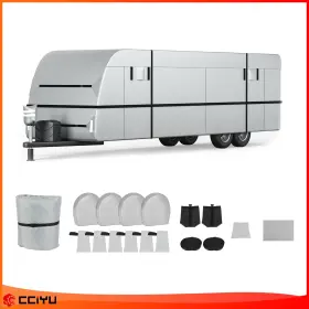 Ze182189ge Cciyu 18ft-20ft Rv Cover Windproof Extra Thick Camper With Adhesive Repair Patches