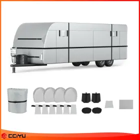 Ze182192ge Cciyu 24ft-27ft Rv Cover Windproof Extra Thick Camper With Adhesive Repair Patches