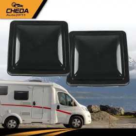 Gpl42457 Cheda 2pack Black 14 Inch X Replacement Roof Vent Cover Camper Rv Trailer Ventline New