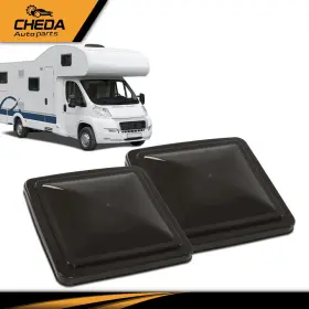 Gpl59857 Cheda 2pcs Smoked 14 Inch X Replacement Roof Vent Cover Camper Rv Trailer Ventline New Gpl59857 Cheda 2pcs Smoked 14 Inch X Replacement Roof Vent Cover Camper Rv Trailer Ventline New