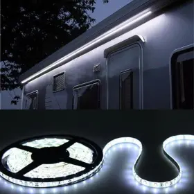 Chusyyray 313468510906 Ir Remote Control Interior& Exterior Rv Led Camper Awning Boat Light Strip White