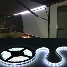 Chusyyrry 551086821985 12v White Led Awning Party Light Wireless For Camper Rv Boat Truck Trailer 6000k