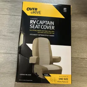Classic Accessories 052963005196 Over Drive Rv Captain Seat Cover One Size Alder Natural