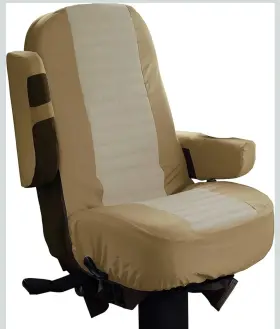 X23.5 Classic Accessories 052963051308 Over Drive Rv Captain Seat Cover Tan Beige 23.5 Inch New