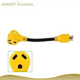 Cl160ts73784 Classic-autoparts Generator Power Cord Adapter Rv 30amp Male 4-prong Plug To 30 Amp Female 12inch