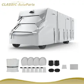 Cl182ts17223 Classic-autoparts Travel Trailer 26ft-29ft Oxford Cloth Rv Camper Cover Waterproof Breathable