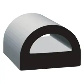 125h2-50 Clean Seal 50ft Black Epdm Sponge Rubber Door/window D-seal