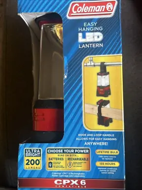 2000009523 Coleman Cpx 6 Compatibility Me Easy Hanging Led Lantern - 200 Lumens #2 2000009523 Coleman Cpx 6 Compatibility Me Easy Hanging Led Lantern - 200 Lumens #2