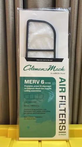 9430-3441 Coleman Coleman-mach Merv 6 Rated Filter Non-ducted Ceiling Assemblies Set Of 2